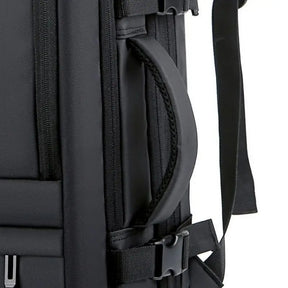 Mochila De Viagem De Negócios Multifuncional com Carregamento USB De Grande Capacidade Com Compartimentos Bolsa Impermeável