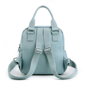 Mochila de viagem pequena para mulheres, estilo seguro, mochila de compras, alta qualidade, durável, tecido macio, sac, moda