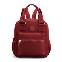 Mochila de viagem pequena para mulheres, estilo seguro, mochila de compras, alta qualidade, durável, tecido macio, sac, moda