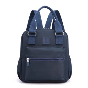 Mochila de viagem pequena para mulheres, estilo seguro, mochila de compras, alta qualidade, durável, tecido macio, sac, moda