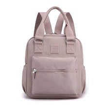 Mochila de viagem pequena para mulheres, estilo seguro, mochila de compras, alta qualidade, durável, tecido macio, sac, moda