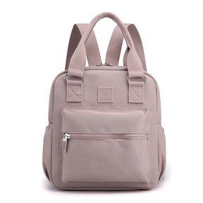 Mochila de viagem pequena para mulheres, estilo seguro, mochila de compras, alta qualidade, durável, tecido macio, sac, moda