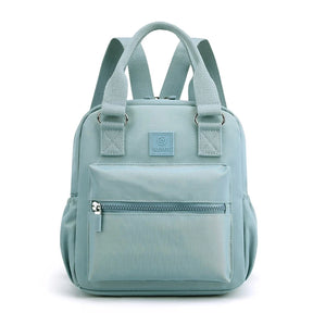 Mochila de viagem pequena para mulheres, estilo seguro, mochila de compras, alta qualidade, durável, tecido macio, sac, moda