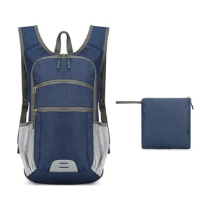 Mochila Prática Dobrável Para Viagens E Acampamento  Mochila Funcional Capacidade Para Estudantes