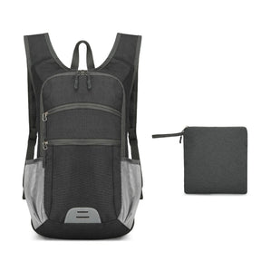 Mochila Prática Dobrável Para Viagens E Acampamento  Mochila Funcional Capacidade Para Estudantes