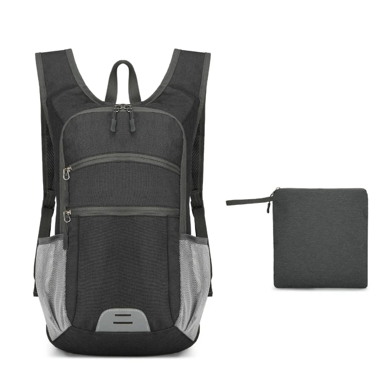 Mochila Prática Dobrável Para Viagens E Acampamento  Mochila Funcional Capacidade Para Estudantes