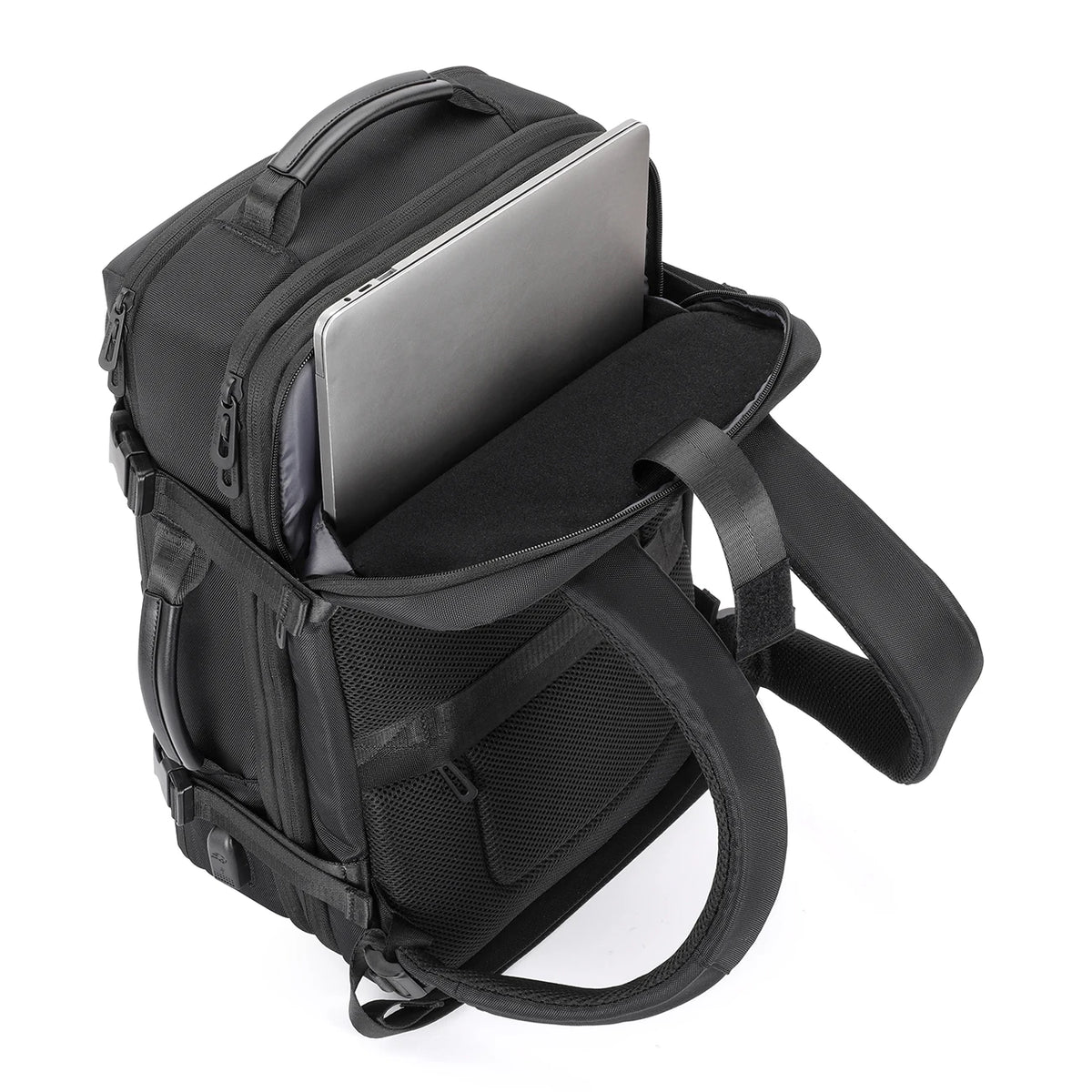 Mochila De Viagem De Negócios Com Compartimentos Anti-roubo Mala De Grande Capacidade Versátil