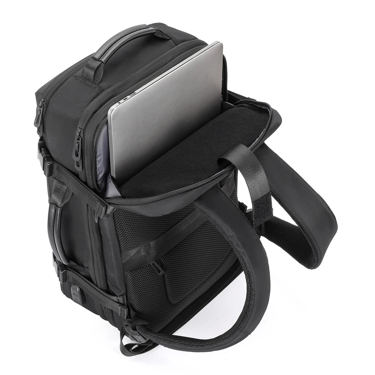 Mochila De Viagem De Negócios Com Compartimentos Anti-roubo Mala De Grande Capacidade Versátil