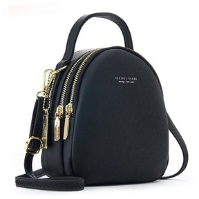 Mochila De Ombro Pequena De 3 Partes Com Alças Reguláveis  Moda Feminina