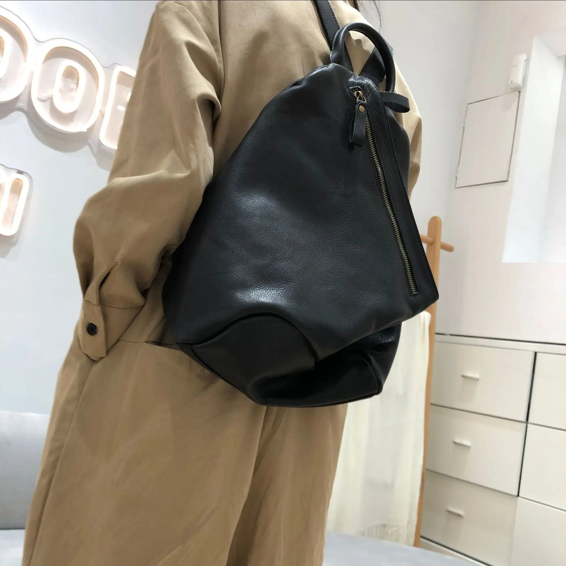 Mochila Impermeável De Grande Capacidade Alça Dupla Anti-roubo