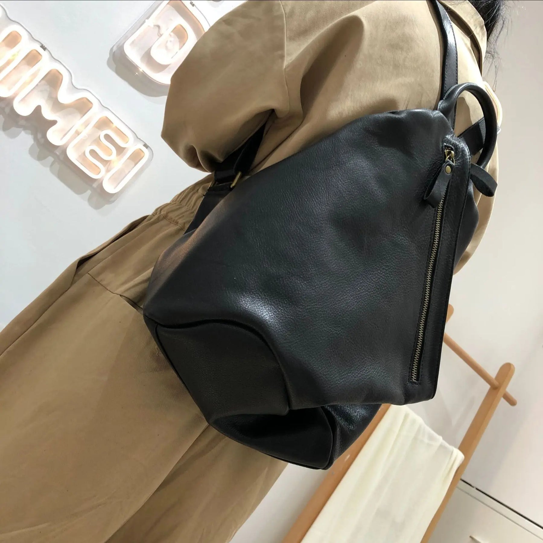 Mochila Impermeável De Grande Capacidade Alça Dupla Anti-roubo