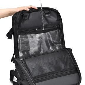 Mochila Para Viagem de Grande Capacidade Impermeável Com Compartimentos Bolsa de Alta Qualidade