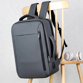 Mochila USB Impermeável com Grande Capacidade