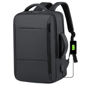 Mochila USB Impermeável com Grande Capacidade