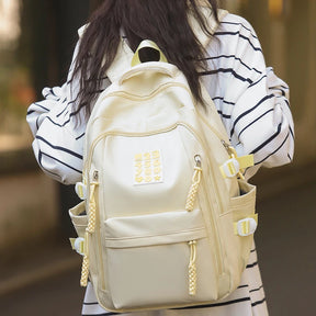 Mochila Para Viagem Impermeável Feminina  com Vários Compartimentos