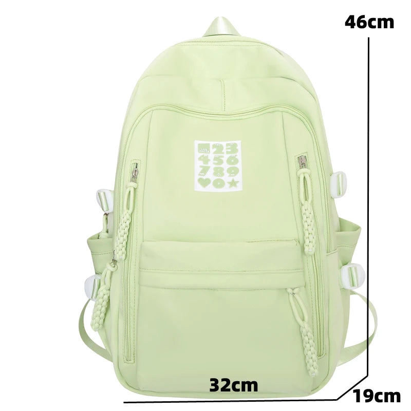 Mochila Para Viagem Impermeável Feminina  com Vários Compartimentos