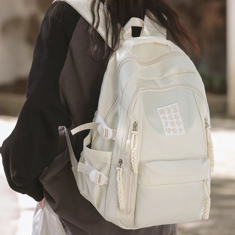 Mochila Para Viagem Impermeável Feminina  com Vários Compartimentos