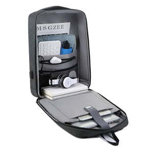 Mochila Multifuncional Para Negócios  Carregamento USB Mini Mala Anti-Furto