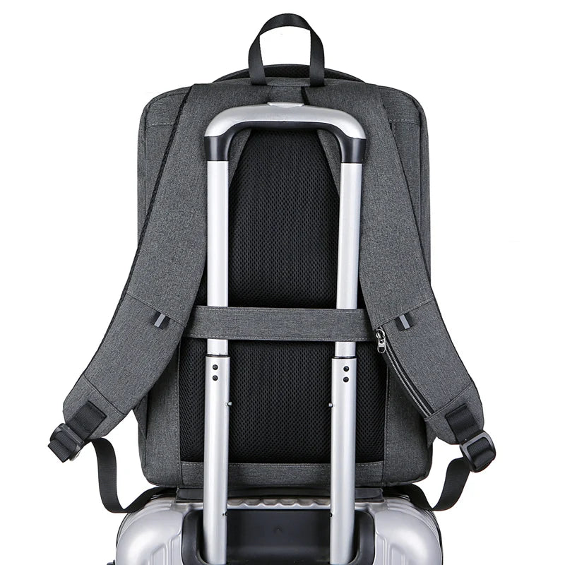 Mochila Multifuncional Para Negócios  Carregamento USB Mini Mala Anti-Furto