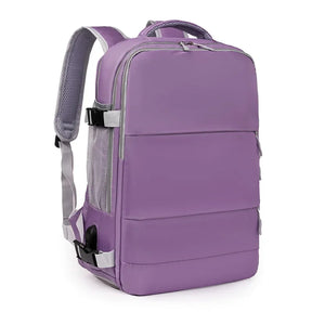 Mochila De Viagem Casual Com Bagagem Carregamento USB Mochila Impermeável Grande Capacidade