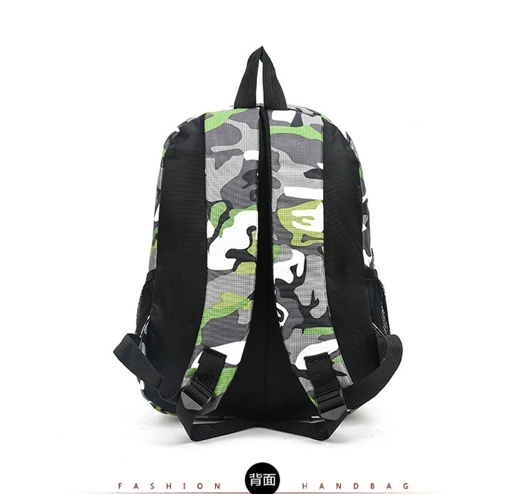 Mochila Multifuncional Masculina Camuflada De Grande Capacidade Impermeável