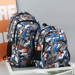 Mochila Multifuncional Masculina Camuflada De Grande Capacidade Impermeável