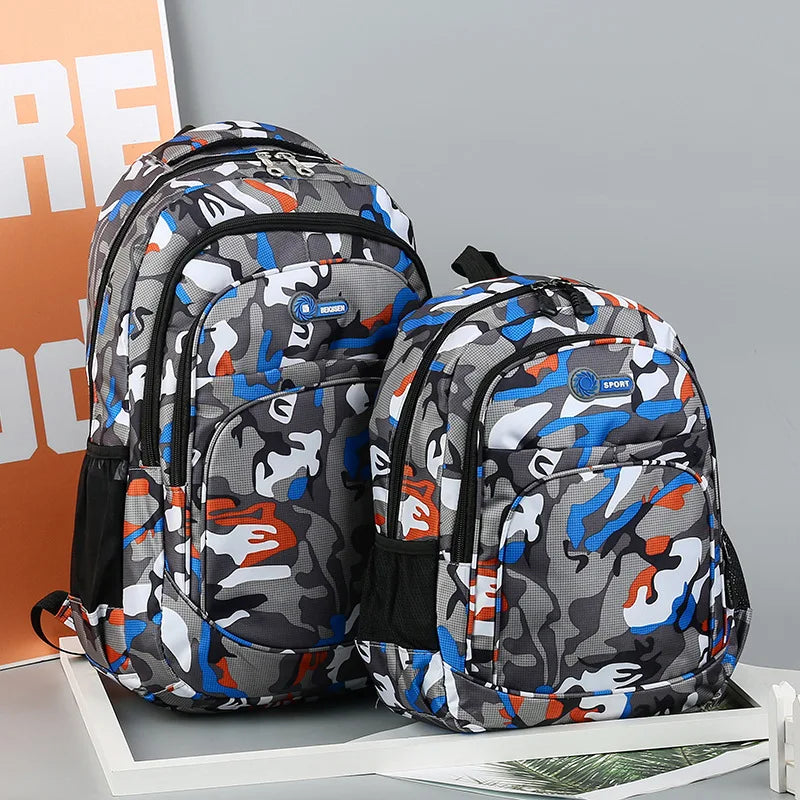Mochila Multifuncional Masculina Camuflada De Grande Capacidade Impermeável