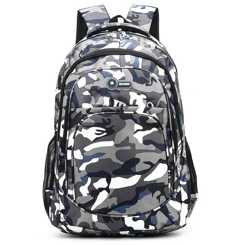 Mochila Multifuncional Masculina Camuflada De Grande Capacidade Impermeável