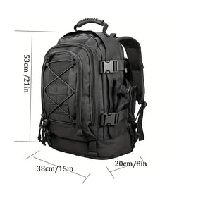 Mochila Para Pesca Acampamento Camuflada Com Compartimentos Mochila  De Grande Capacidade