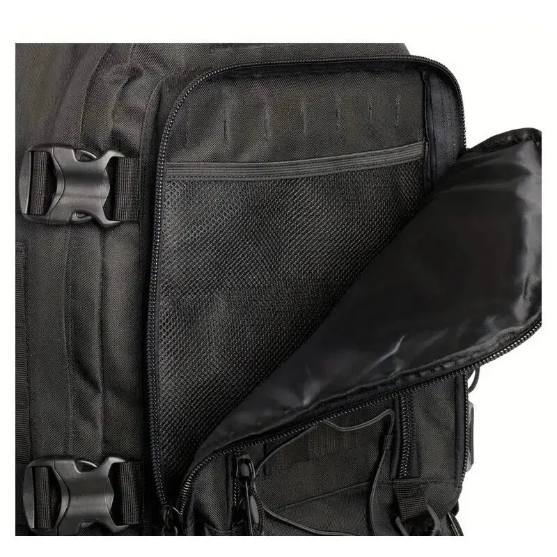 Mochila Para Pesca Acampamento Camuflada Com Compartimentos Mochila  De Grande Capacidade