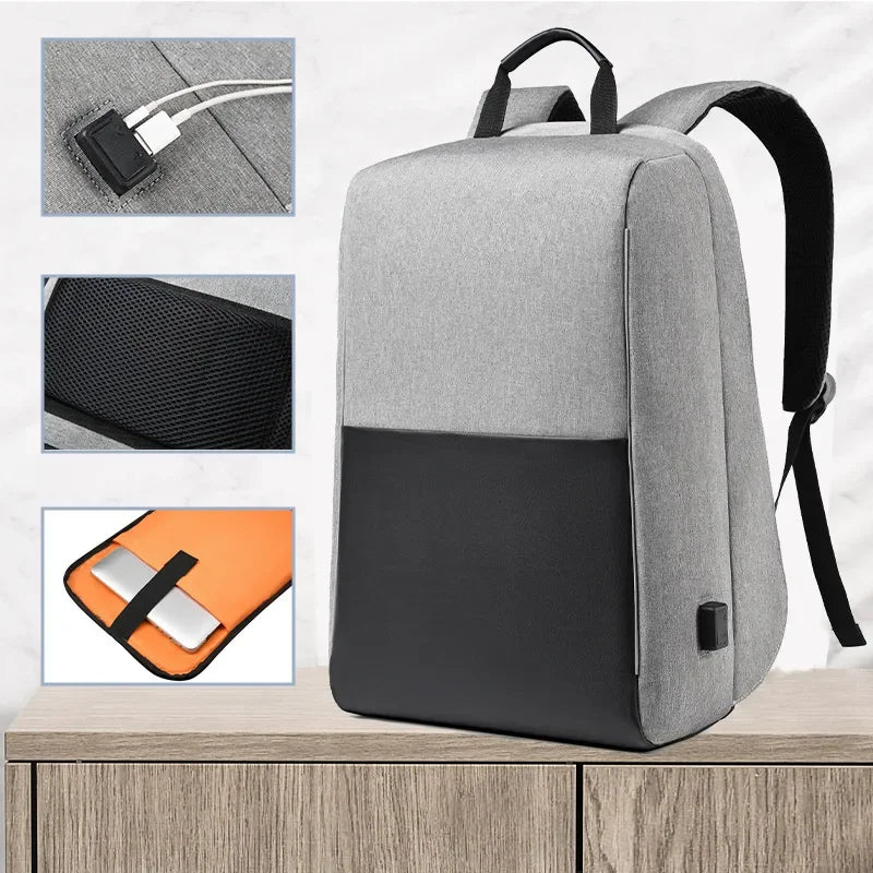 Mochila multifuncional de escritório para homens mochila executiva de negócios