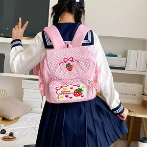 Mochila Multifuncional De Frutas Para Meninas Bolsa De Ombro Morango Renda Bolsa De Alta Qualidade