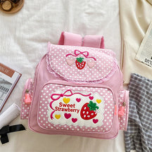 Mochila Multifuncional De Frutas Para Meninas Bolsa De Ombro Morango Renda Bolsa De Alta Qualidade