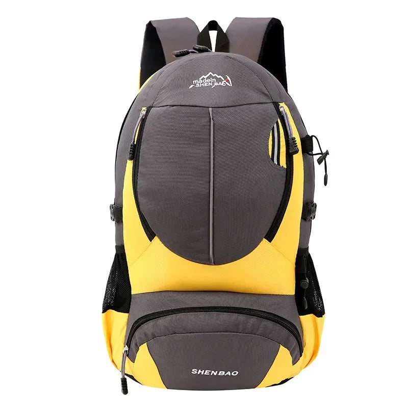 Mochila Para Trilhas E Pescas De Grande Capacidade Bolsa Com Compartimentos De Alta Qualidade Moda Esportiva
