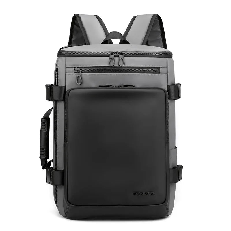 Mochila De Viagem Impermeável Design Quadrado Com Compartimentos Mochila De Alta Qualidade