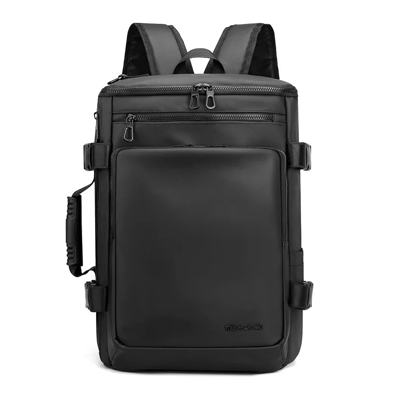 Mochila De Viagem Impermeável Design Quadrado Com Compartimentos Mochila De Alta Qualidade