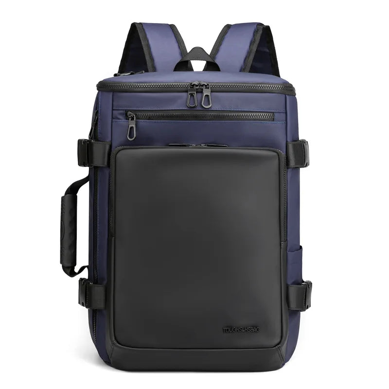 Mochila De Viagem Impermeável Design Quadrado Com Compartimentos Mochila De Alta Qualidade