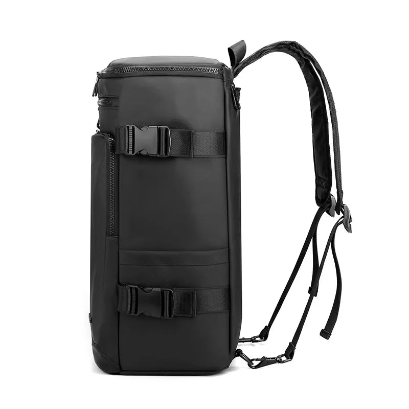 Mochila De Viagem Impermeável Design Quadrado Com Compartimentos Mochila De Alta Qualidade