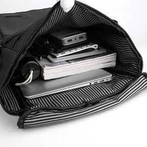 Mochila De Viagem Impermeável Design Quadrado Com Compartimentos Mochila De Alta Qualidade