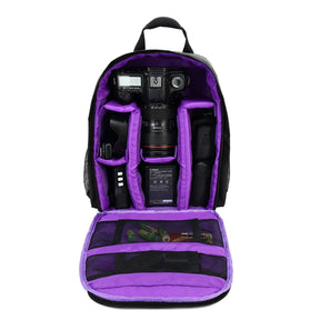 Mochila Para Câmera Impermeável Com Compartimentos Mochila De Vídeo De Alta Qualidade