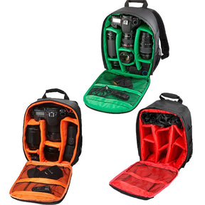 Mochila Para Câmera Impermeável Com Compartimentos Mochila De Vídeo De Alta Qualidade