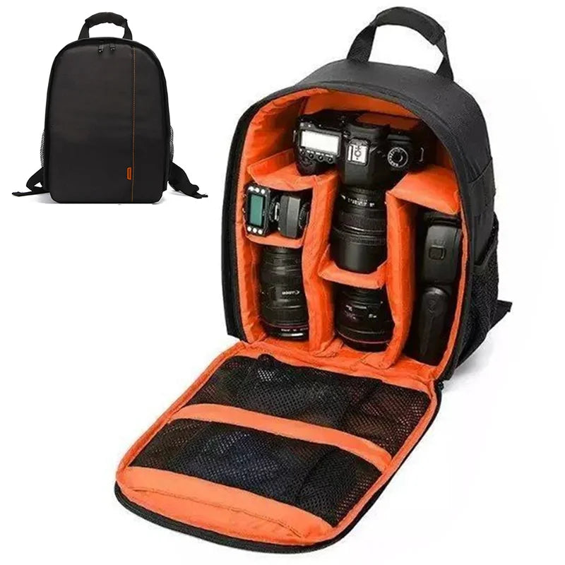 Mochila Para Câmera Impermeável Com Compartimentos Mochila De Vídeo De Alta Qualidade