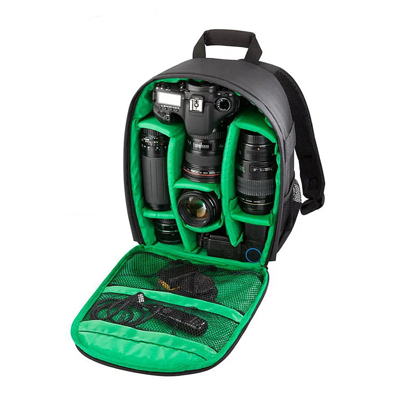 Mochila Para Câmera Impermeável Com Compartimentos Mochila De Vídeo De Alta Qualidade