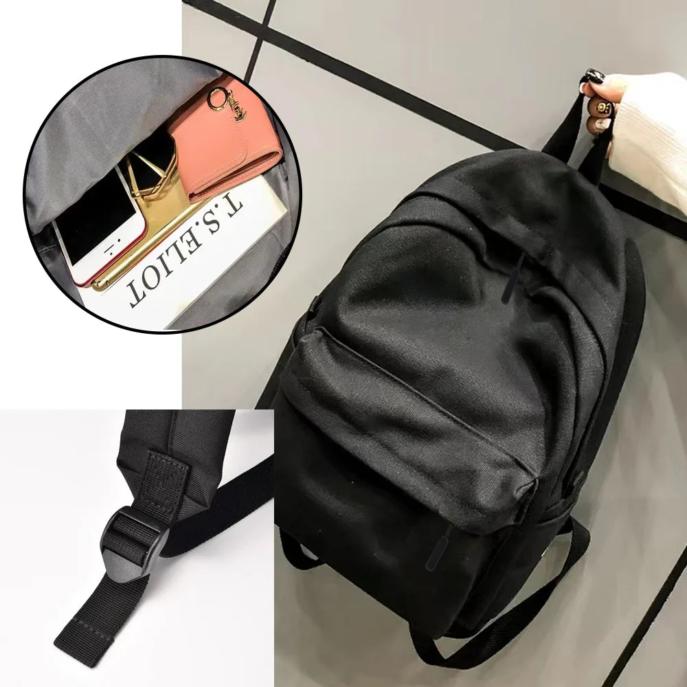 Mochila Escolar De Grande Capacidade De Alta Qualidade  Com Chaveiro Bolsa Casual