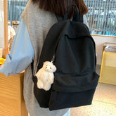 Mochila Escolar De Grande Capacidade De Alta Qualidade  Com Chaveiro Bolsa Casual