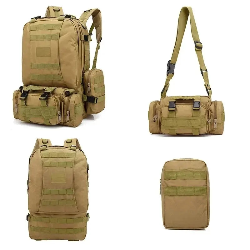 Mochila Unissex Grande Resistente Para Camping/Montanhismo