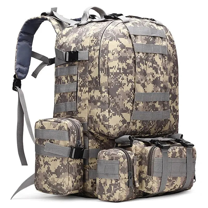 Mochila Unissex Grande Resistente Para Camping/Montanhismo