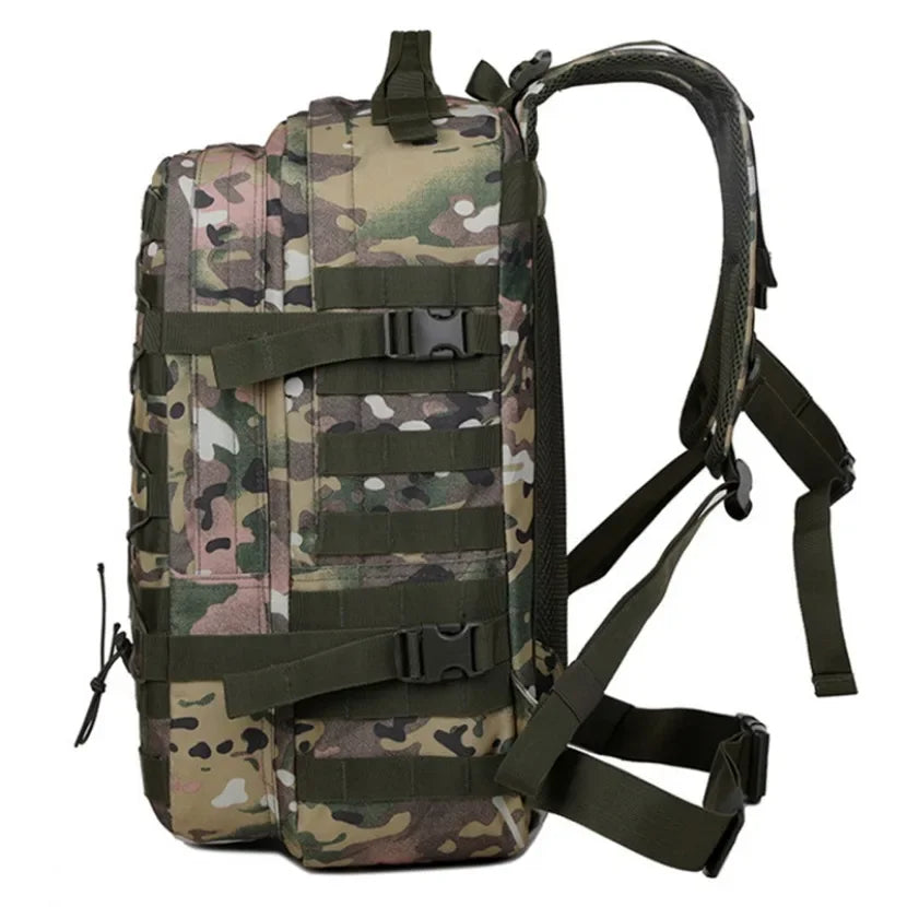 Mochila Tática Impermeável Montanhismo Acampamento De Grande Capacidade com Compartimentos
