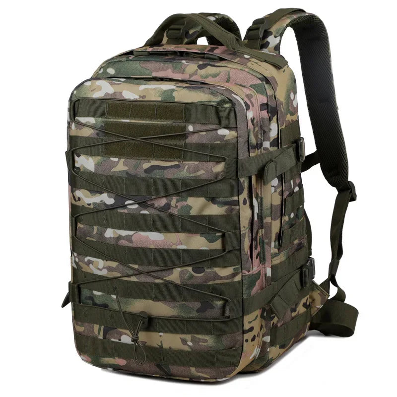 Mochila Tática Impermeável Montanhismo Acampamento De Grande Capacidade com Compartimentos