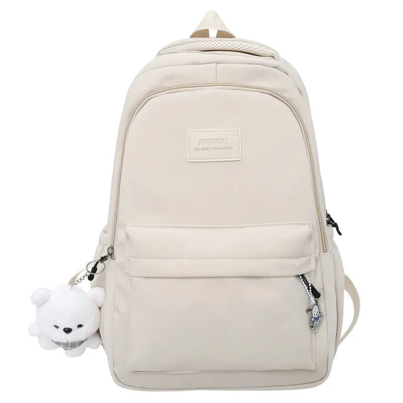 Mochila Escolar Feminina | Design Moderno Monocromática